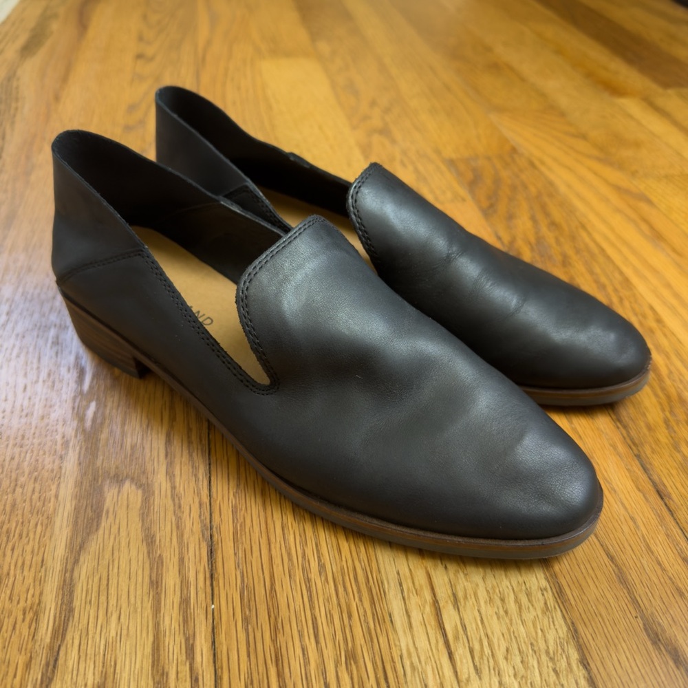 Lucky Brand Black Leather Women's Loafers